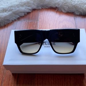 CELINE 56mm gradient flat top sunglasses